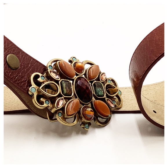 {LEATHEROCK}LET IT ROCK Ladies Belt - Picture 9 of 9